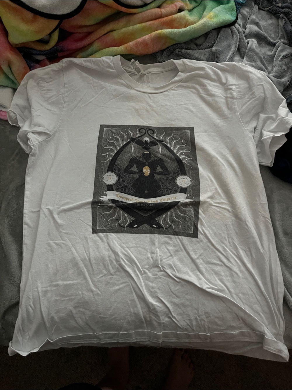 Graphic Godspeed you black emperor nwot T-Shirt with Black Center Illustration